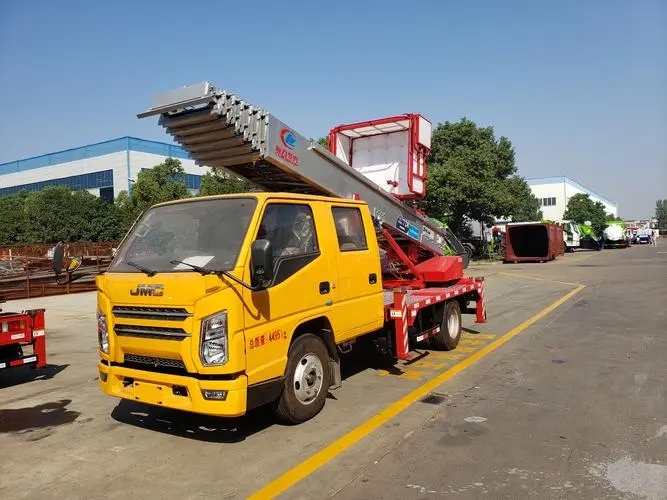 南京六合附近云梯车出租 砂石搬运